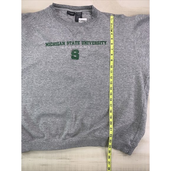 Vintage Y2K Pro Edge Embriodered Michigan State Spartans Sweatshirt Adult XL- - Picture 6 of 9